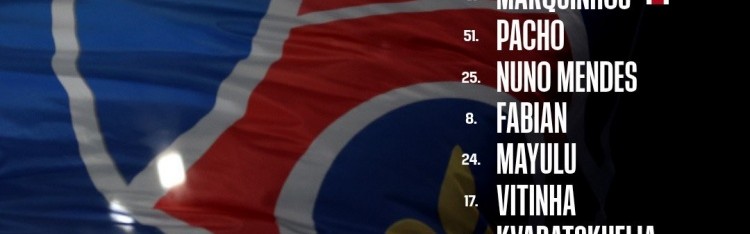 开云体育APP-巴黎VS里尔首发：登贝莱、维蒂尼亚领衔，杜埃、K77、门德斯出战